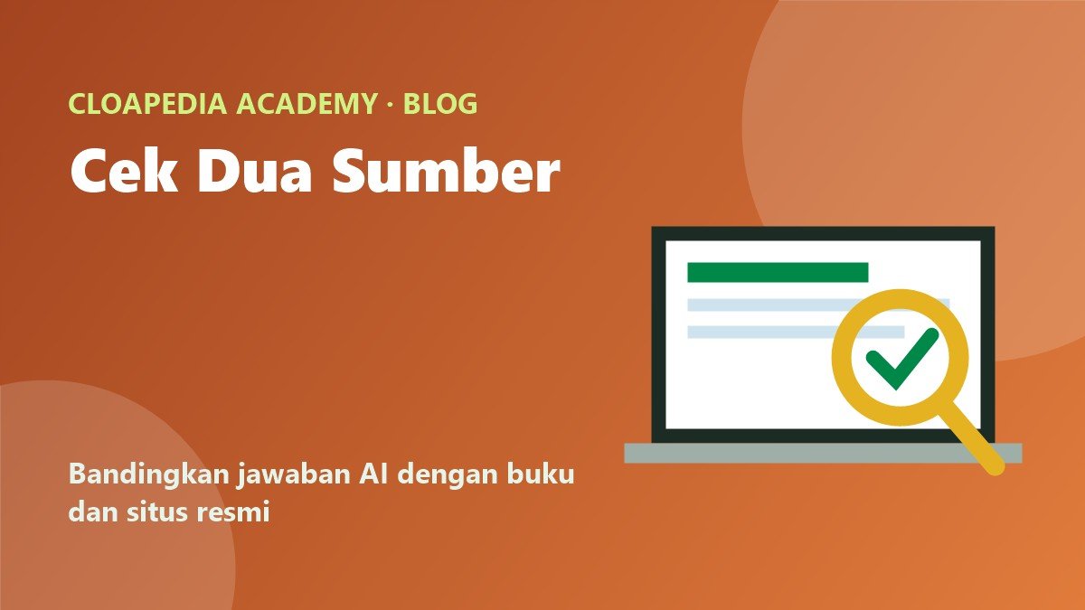 Cek dua sumber